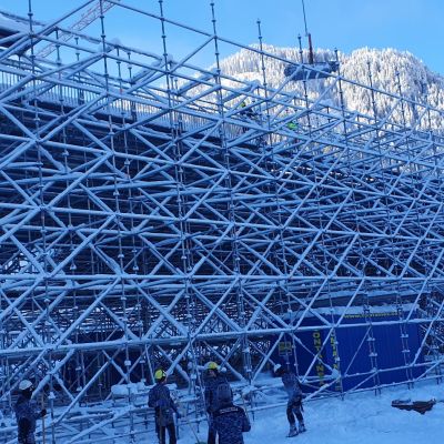Schlamding, Kitzbuhel , Saalbaach Narciarstwo Alpejskie (Demo)